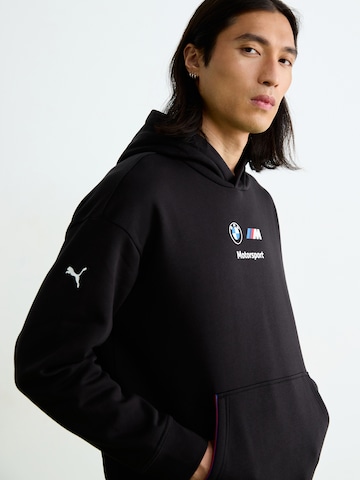 PUMA Sweatshirt 'BMW M Motorsport Essentials' in Zwart