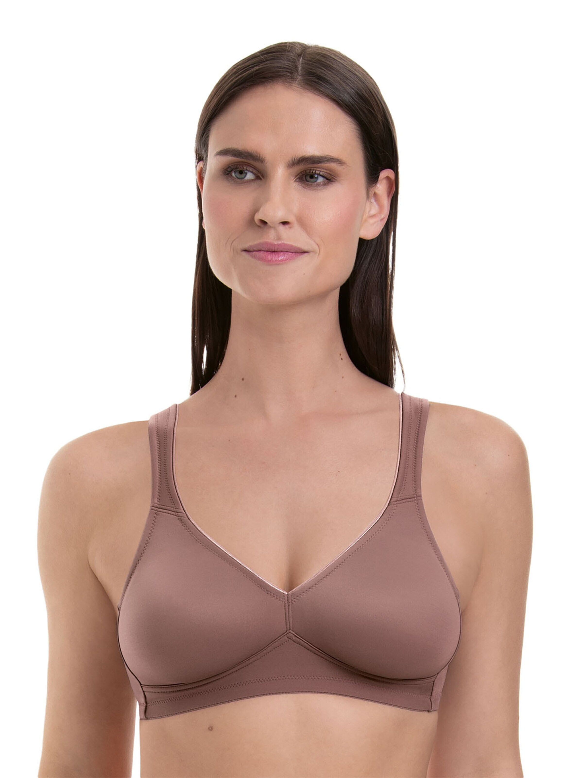 ANITA Bralette Bra 'Twin' in Purple: front