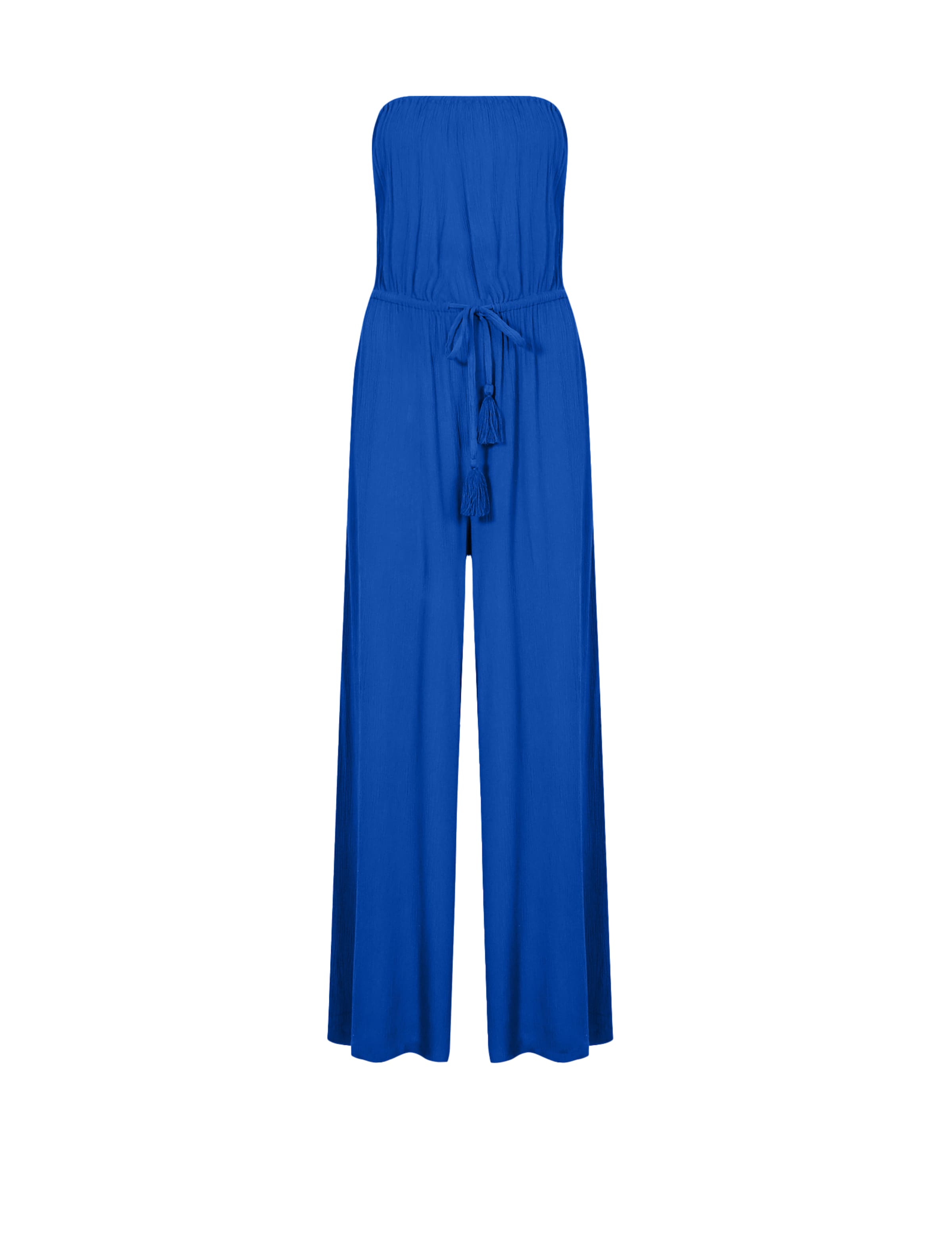 Tuta jumpsuit di South Beach in blu: frontale