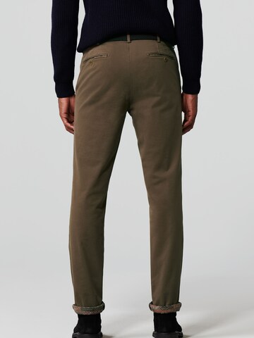Regular Pantalon chino Meyer Hosen en marron