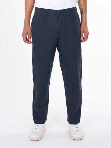 Loosefit Pantalon chino 'Bob' KnowledgeCotton Apparel en bleu : devant