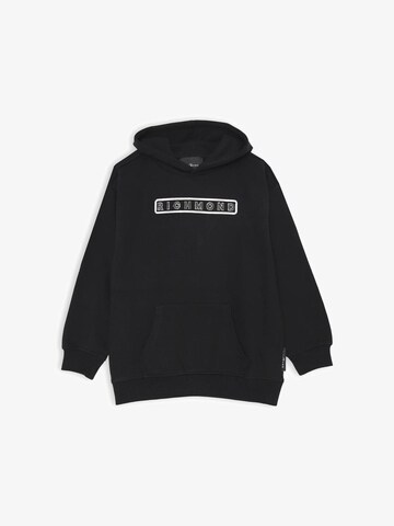 John Richmond Sweatshirt in Schwarz: Vorderseite