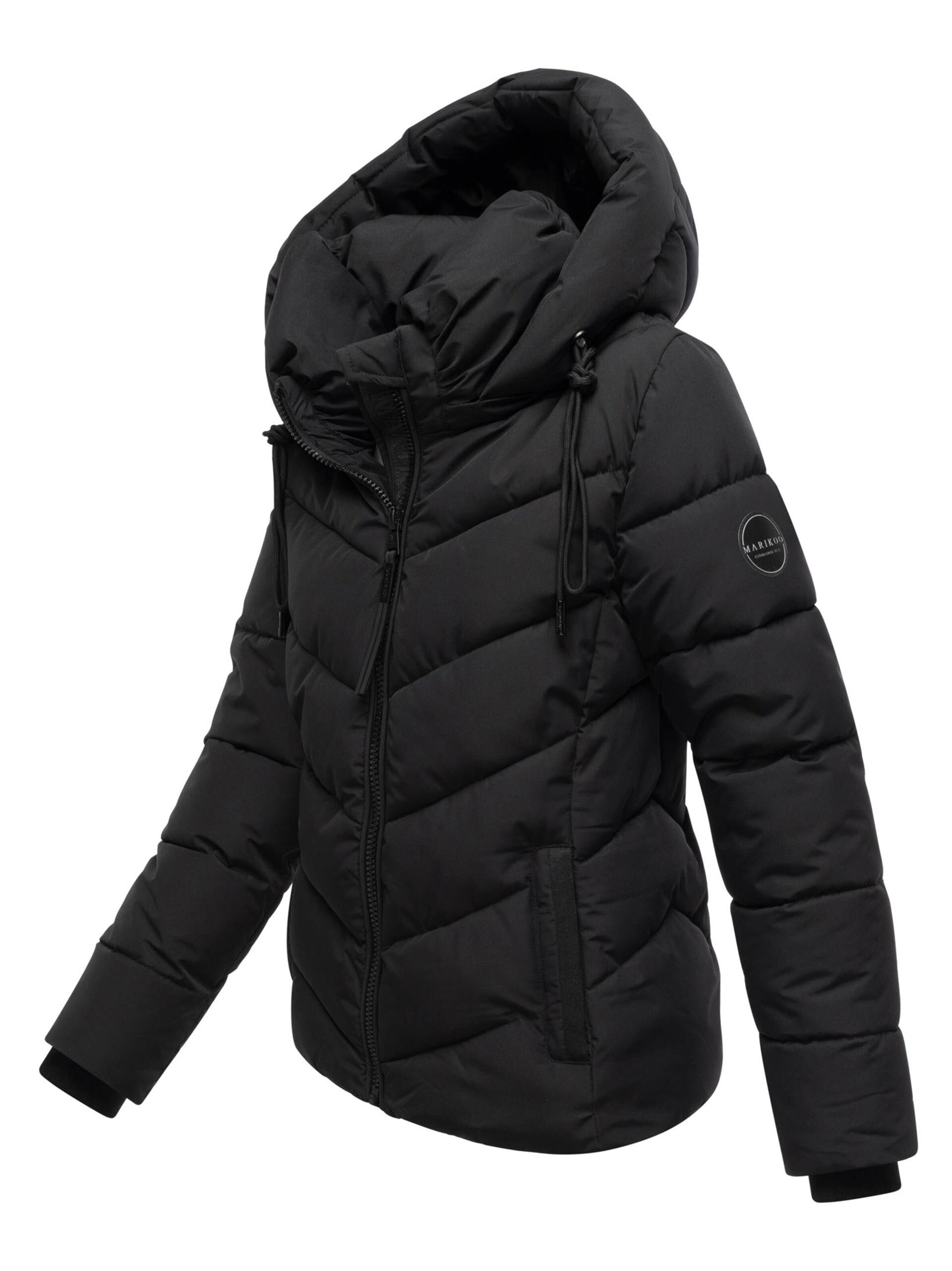 MARIKOO Winter jacket 'Sahnemausii N091' in Black