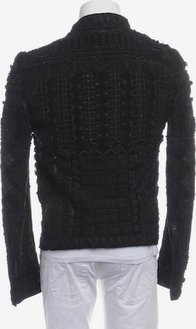 Balmain Lederjacke M-L in Schwarz