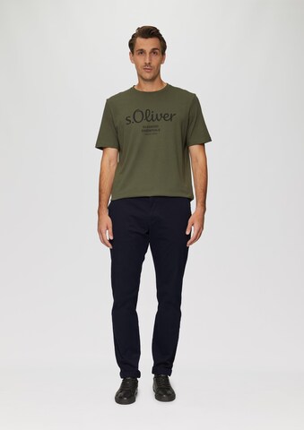 Coupe slim Pantalon s.Oliver en bleu