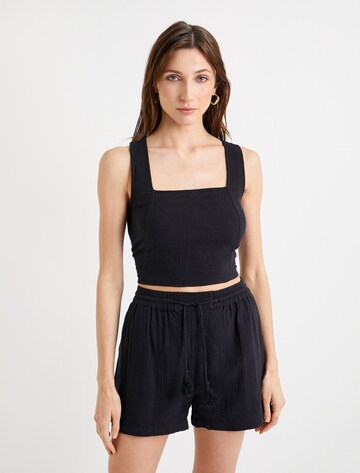 Koton Top in Black: front