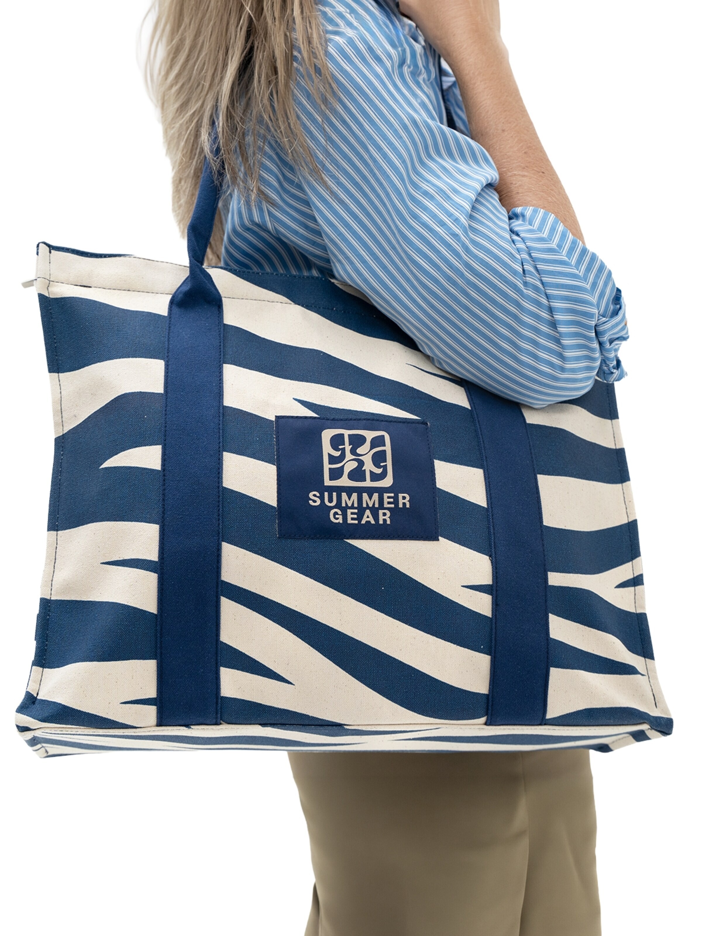 SummerGear Shopper 'Solis' in Blauw: voorkant