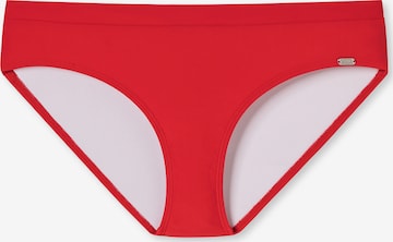 SCHIESSER Bikini Bottoms 'Aqua Mix & Match Nautical' in Red: front
