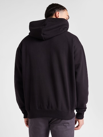 Pegador - Sudadera con cremallera en negro