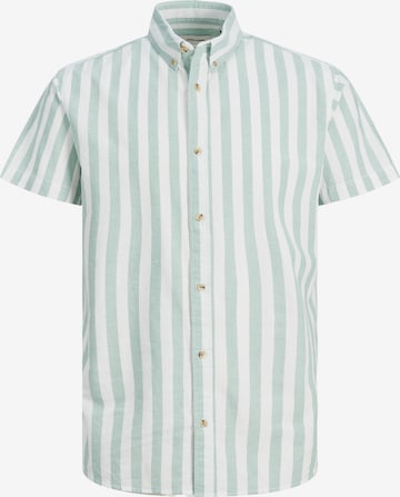 JACK & JONES Regular fit Button Up Shirt 'FRED' in Green: front