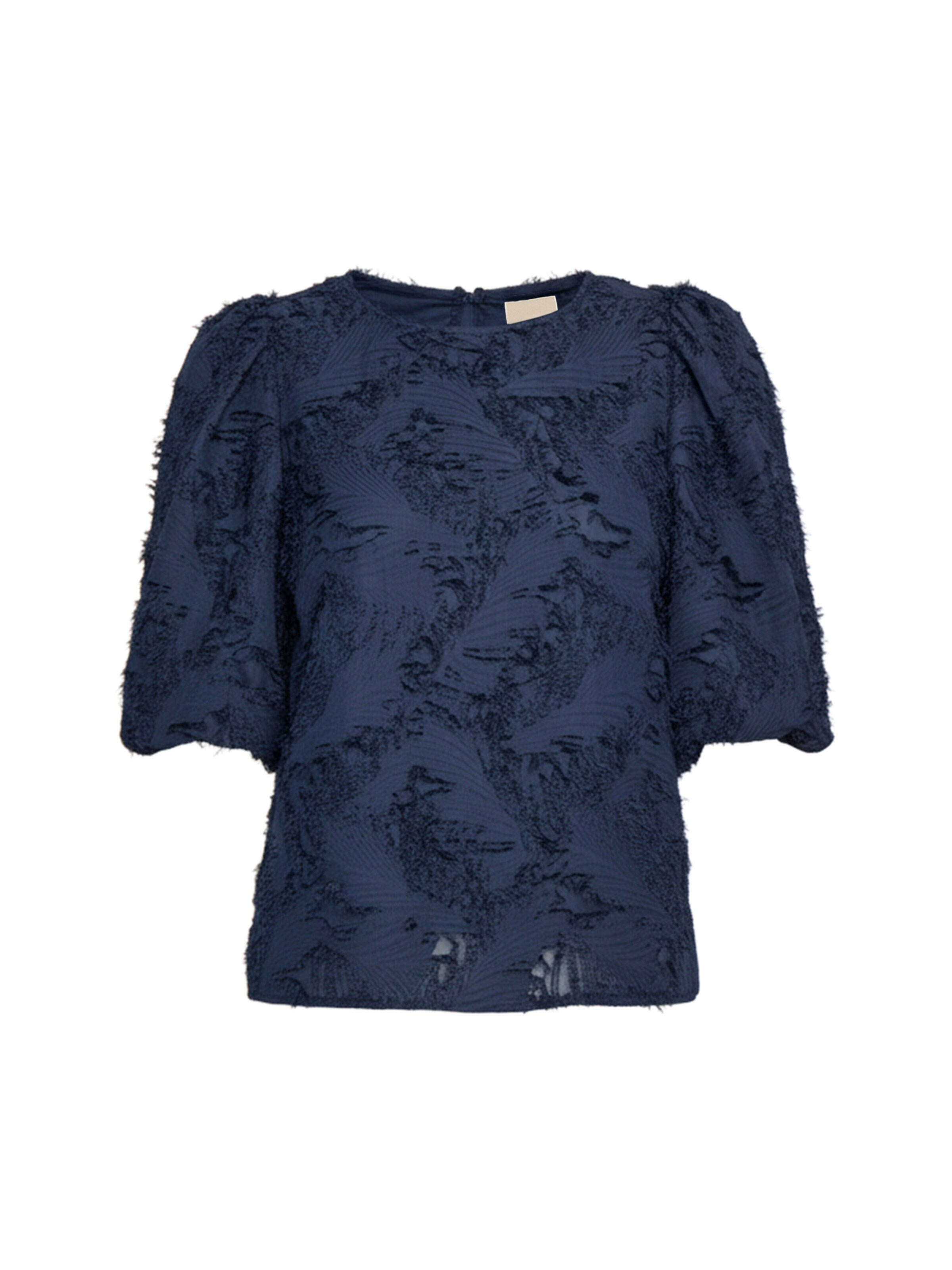 Top 'Kylin Structure' di Peppercorn in blu: frontale