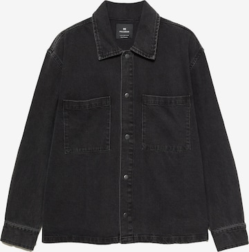 Pull&Bear Välikausitakki värissä musta: etupuoli