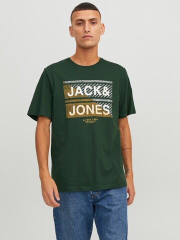 JACK & JONES Tričko 'Kain' – zelená: přední strana