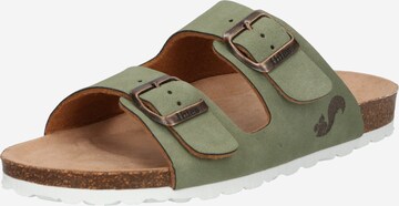 thies Mules in Green: front