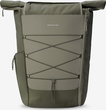 Kapten & Son Rucksack 'Banff' in Grün: Vorderseite