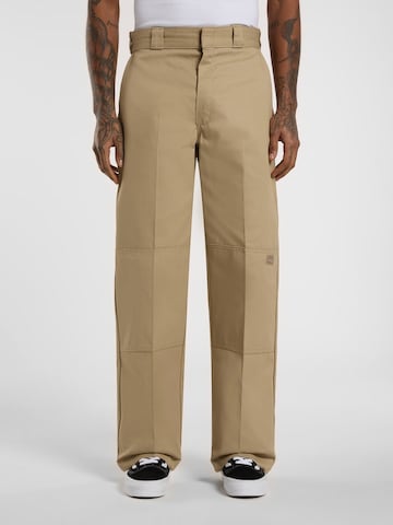 DICKIES Loosefit Chinobyxa i grön: framsida