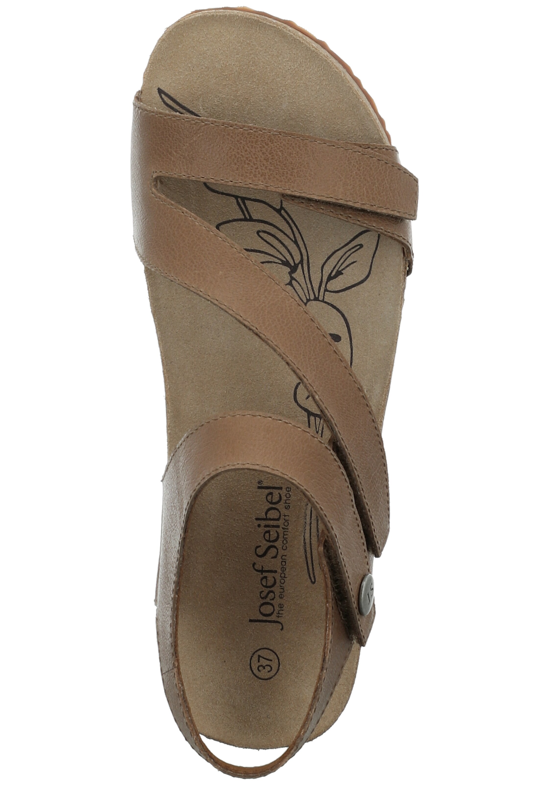 JOSEF SEIBEL Sandals 'TONGA' in Brown