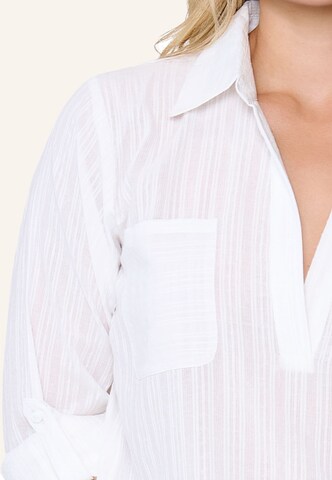 LingaDore Pajama shirt in White