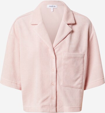EDITED Blouse 'Leonor' in Roze: voorkant