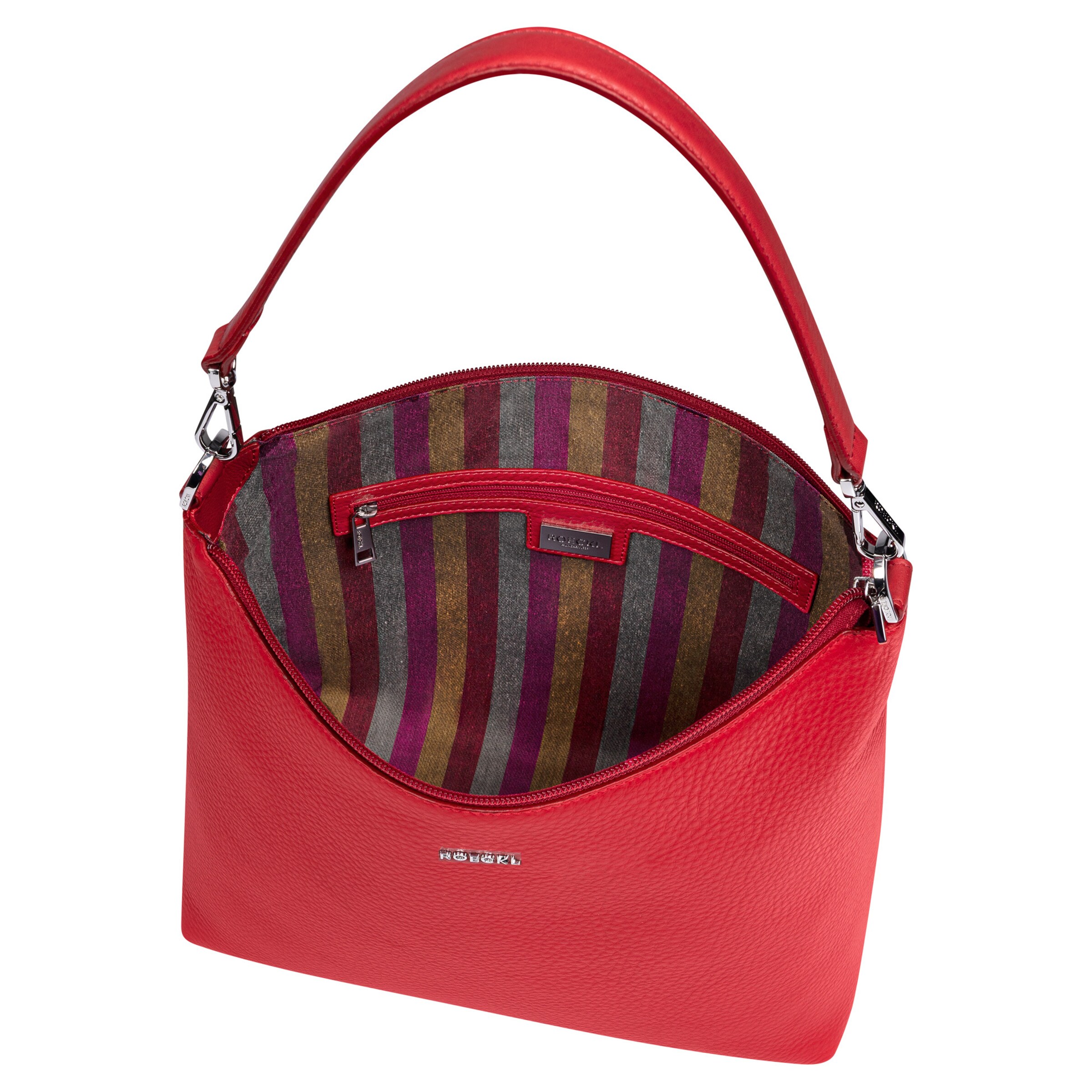 Borsa a spalla 'DIANA SCHULTERTASCHE GRAINED MEDIUM' di Roeckl in rosso