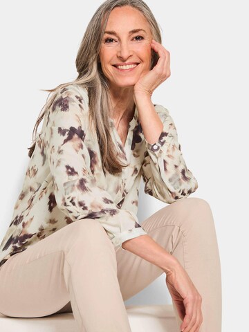 Goldner Bluse in Beige