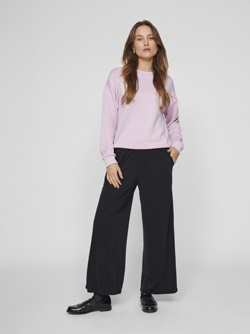 VILA Wide Leg Bukser i sort