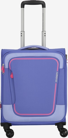 American Tourister Trolley 'Pulsonic' in Lila: Vorderseite
