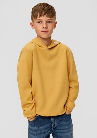 s.OliverSweater majica - žuta boja: prednji dio