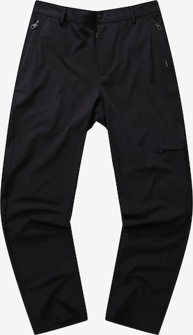 JAY-PI Regular Athletic Pants in Black: front