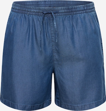 ONLY Carmakoma Regular Shorts 'PEMA' in Blau: predná strana