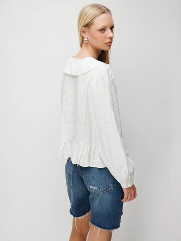 Camicia da donna di MixRay in beige