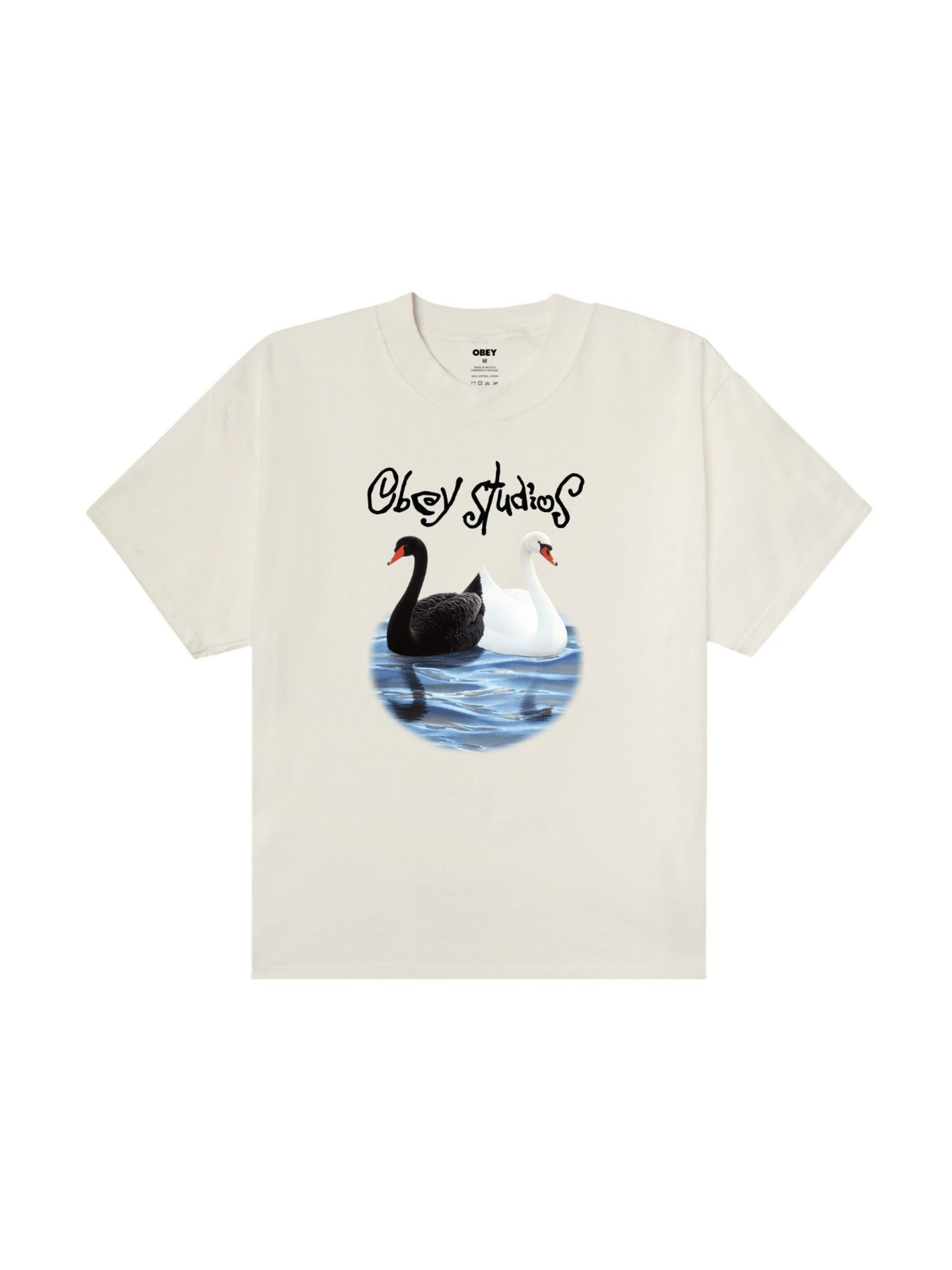 Maglietta di Obey in bianco: frontale