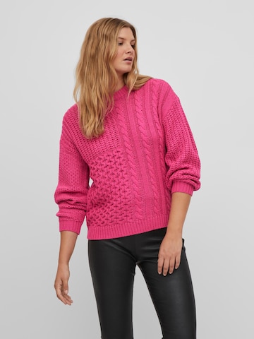 VILA Sweater 'KANA' in Pink: front