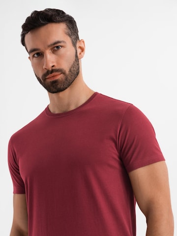 Ombre Shirt in Rot