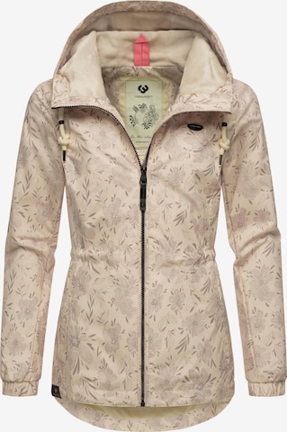 Ragwear Weatherproof jacket 'Dankka Spring' in Beige