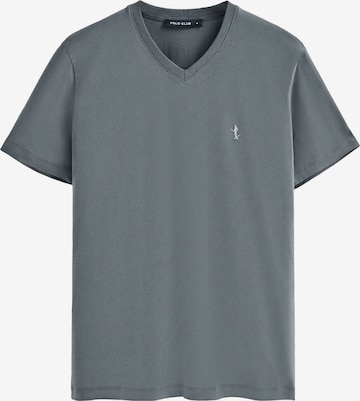 Polo Club T-Shirt in Grau: Vorderseite