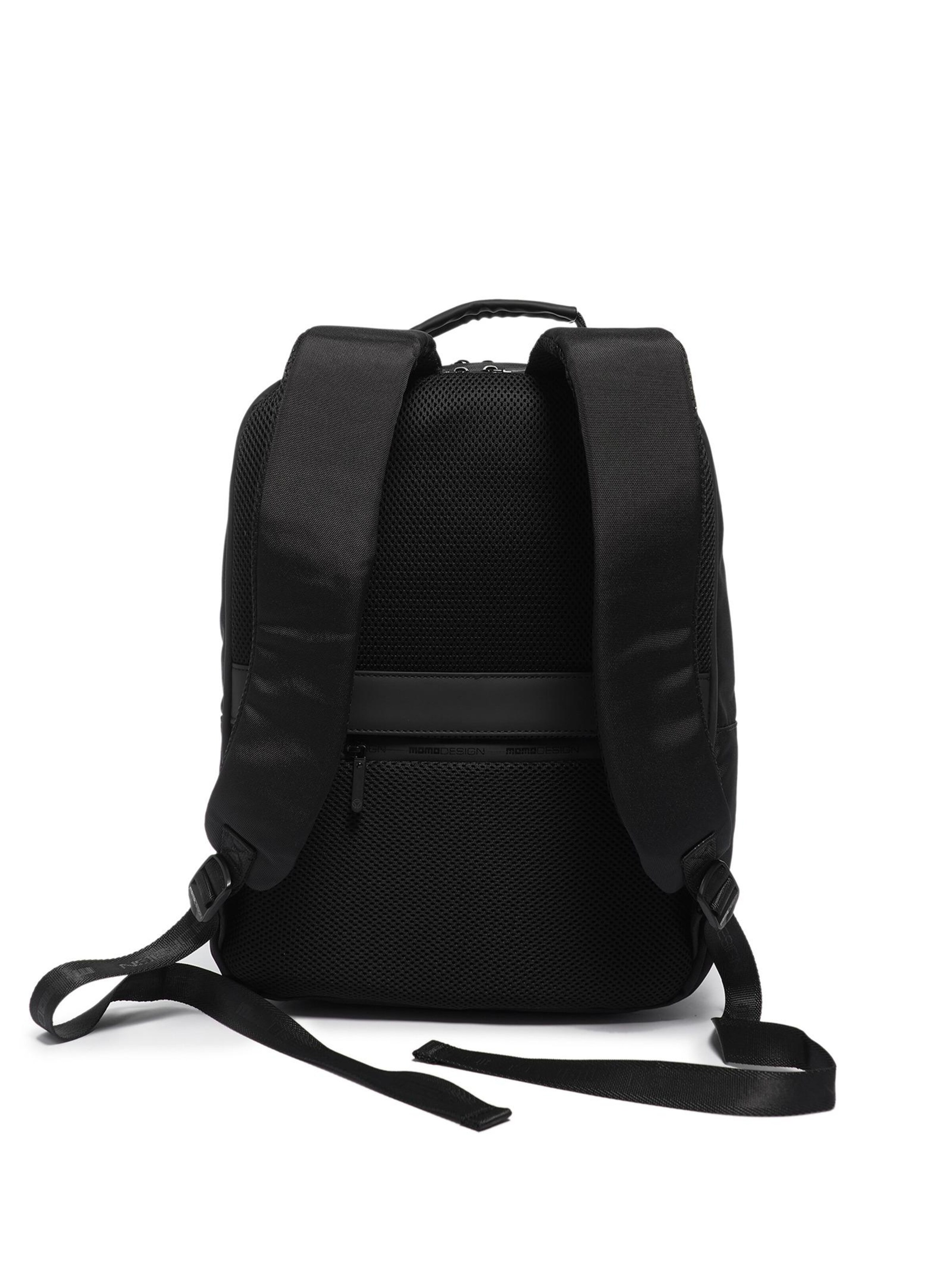 Zaino 'Zaino Momo Design Poliestere con Zip e Tasche Organizzate 31,5x39,5 cm' di Momo Design in nero