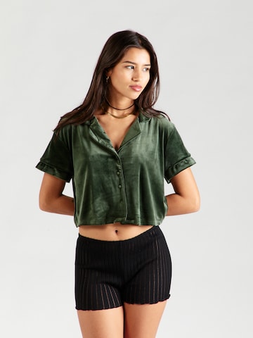 Hunkemöller Slaapshirt in Groen