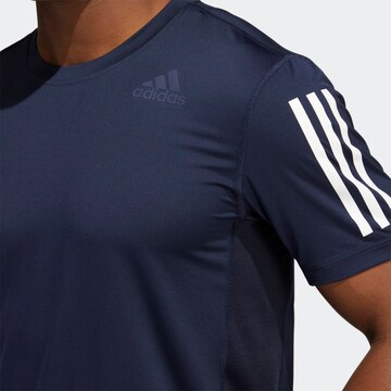 ADIDAS SPORTSWEAR - Skinny Camisa funcionais em azul