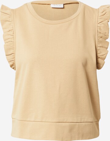 T-shirt VILA en beige : devant