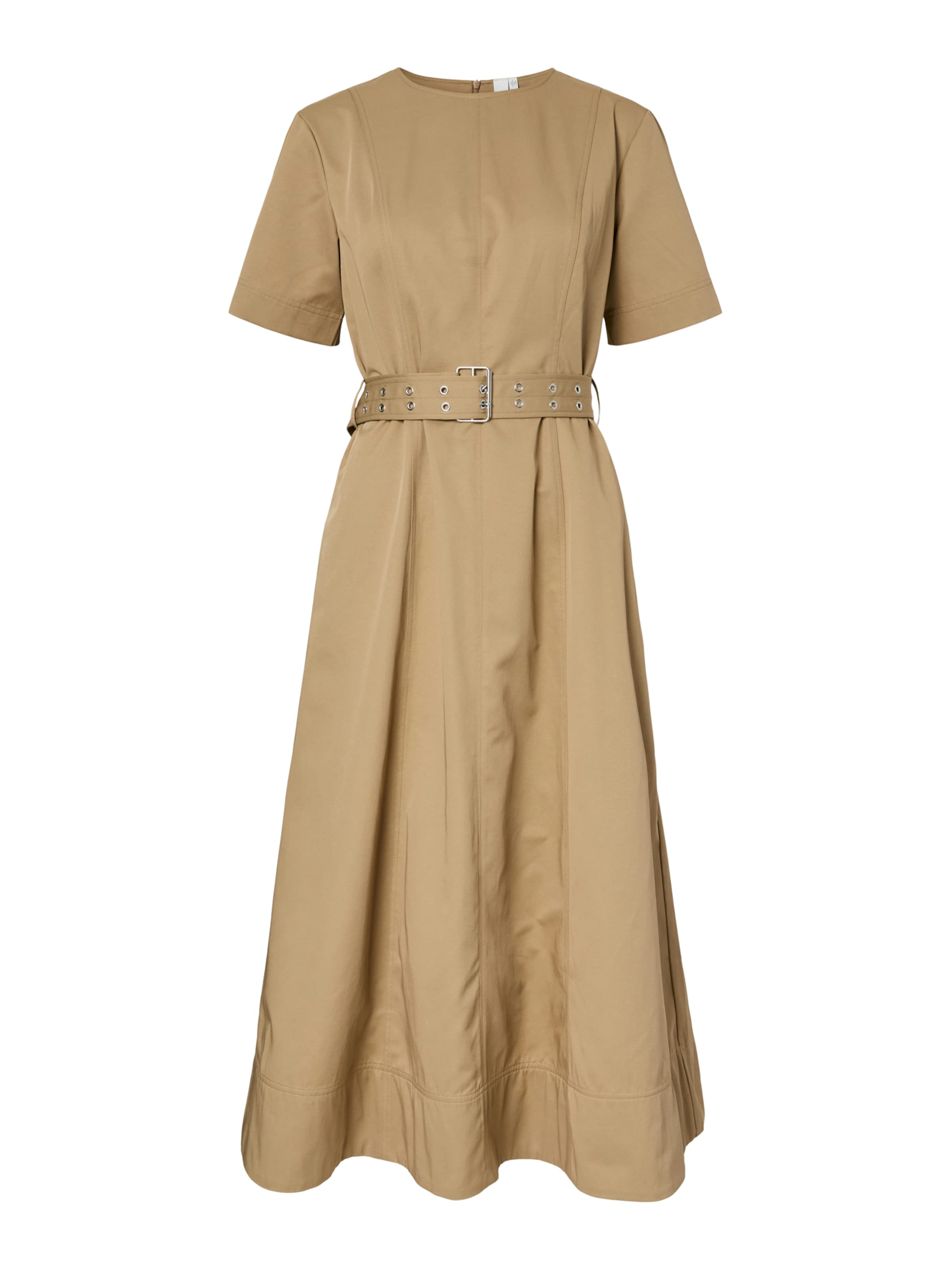 YAS Рокля 'YASTIMALA' в бежово: отпред