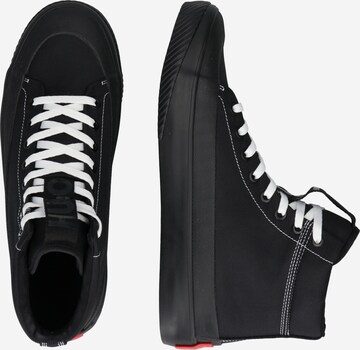 Sneaker alta 'Dyer' di HUGO Red in nero