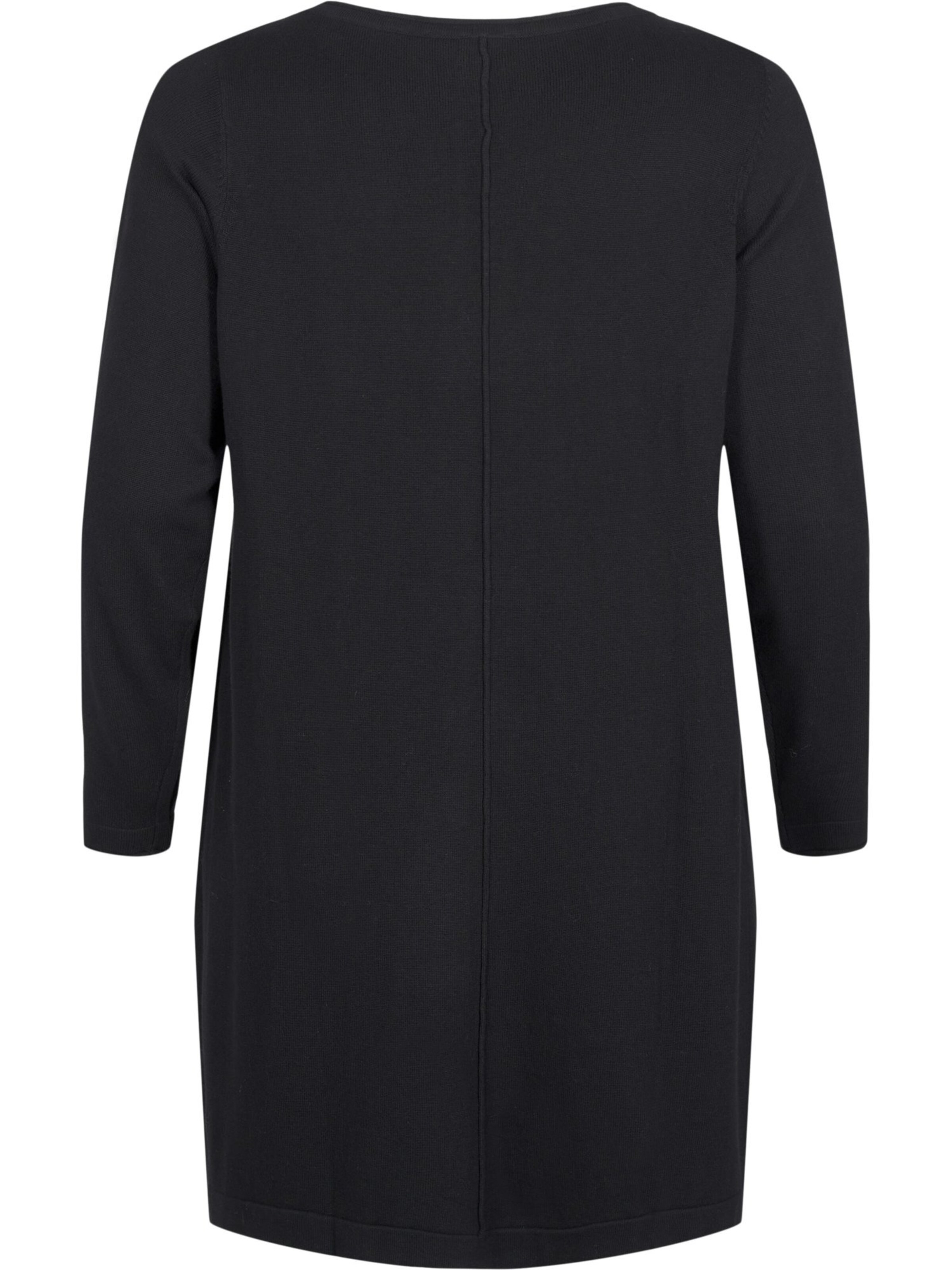 Abito in maglia 'MSHAPE' di Zizzi in nero
