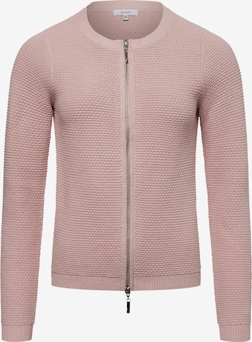 Marie Lund Strickjacke in Lila: Vorderseite