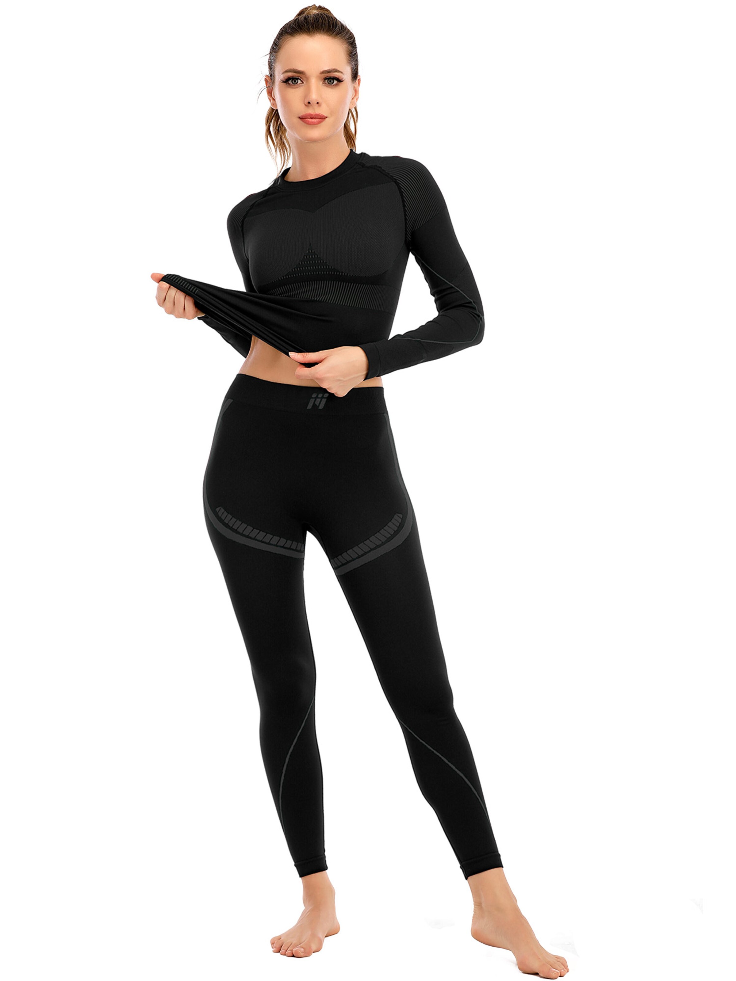 MEETWEE Athletic Bodysuit 'Athletic Underwear Set' in Grey