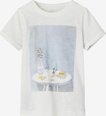 NAME IT Shirt 'BELD' in White: front