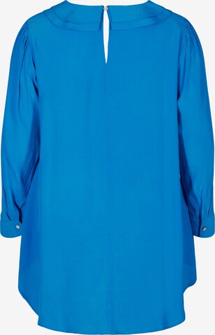 Zizzi Tuniek 'XVINYL' in Blauw