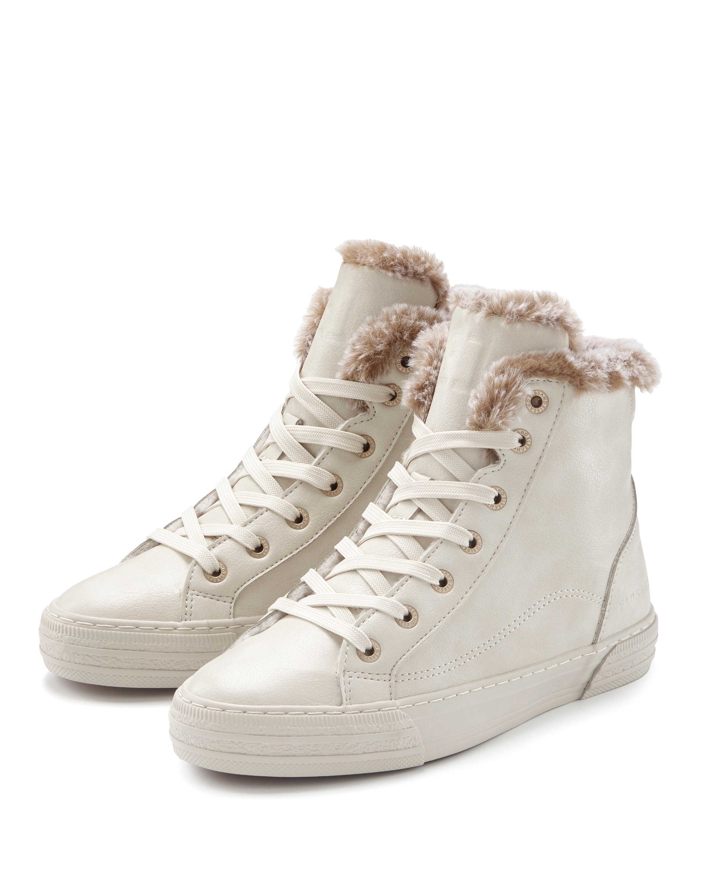 Elbsand Schnürstiefelette in Beige