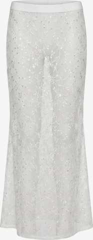 ARMIESuknja 'The Daisy Sequins Maxi Skirt' - bijela boja: prednji dio