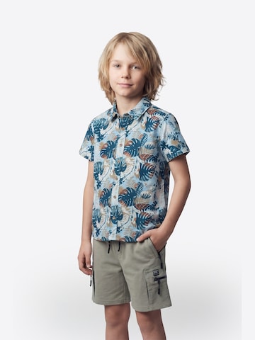 KOROSHI Comfort Fit Košeľa - Modrá: predná strana